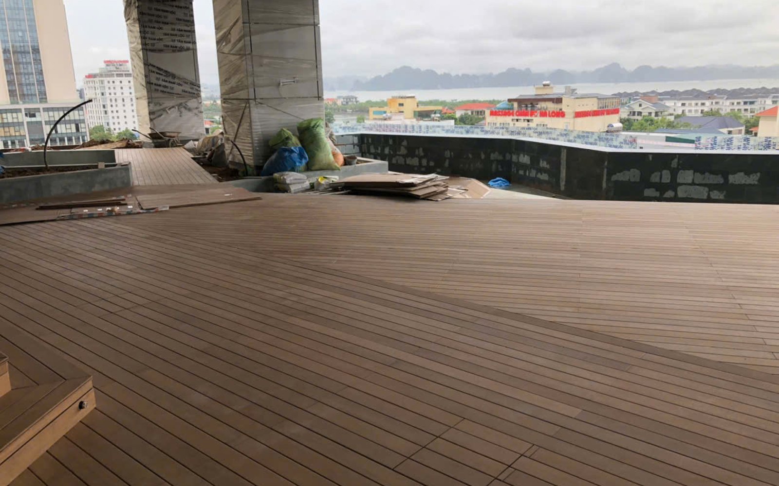 HiYo Bamboo outdoor decking at Hyatt Place Ha Long Bay hotel