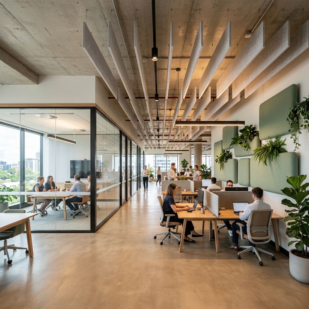 Acoustic Panels in Modern Office Design: A Complete Specification Guide
