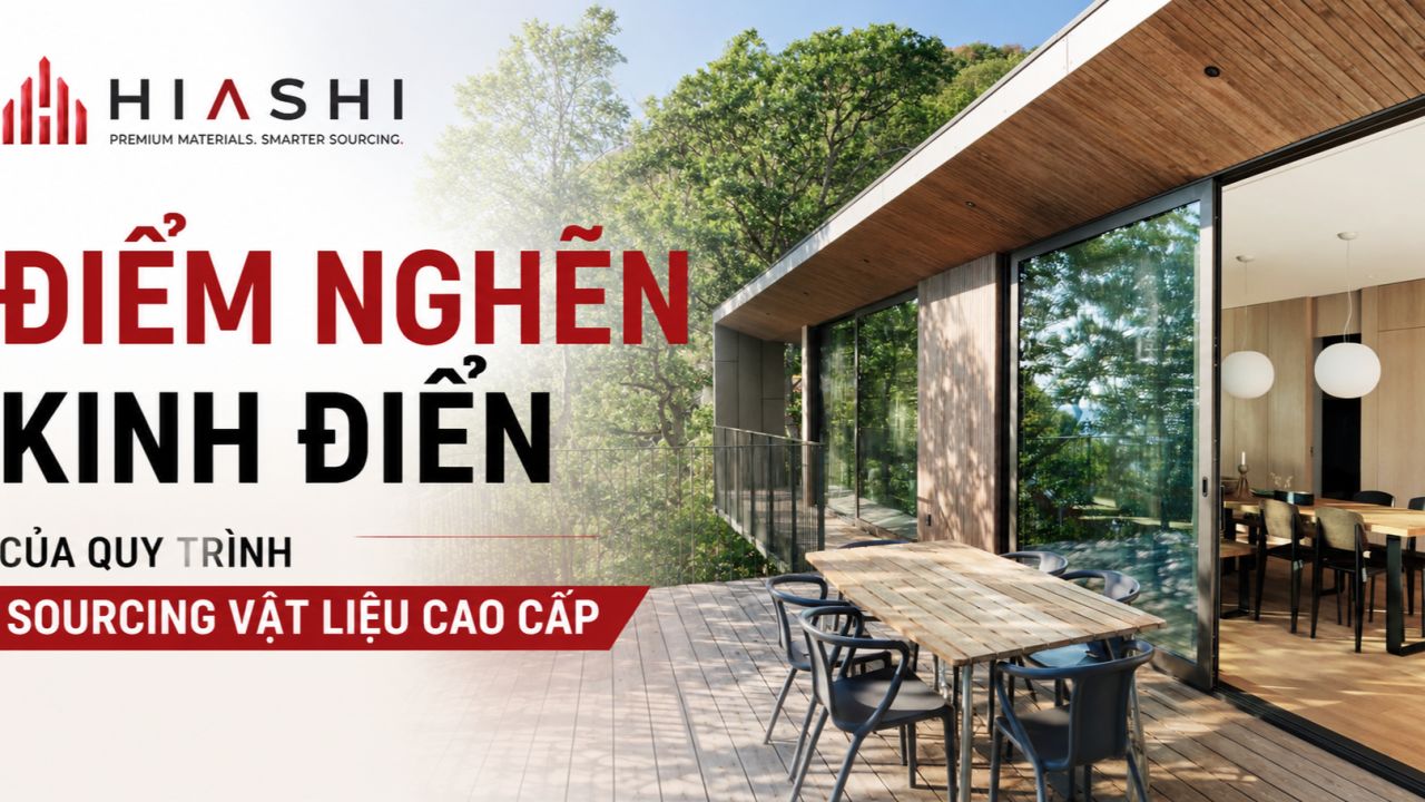 Điểm Nghẽn Kinh Điển Của Quy Trình Sourcing Vật Liệu Cao Cấp & Ma Trận Thẩm Định Quốc Tế