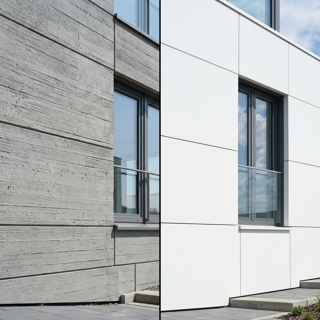 Fibre Cement vs Aluminium Composite Panels: Which Should You Specify?