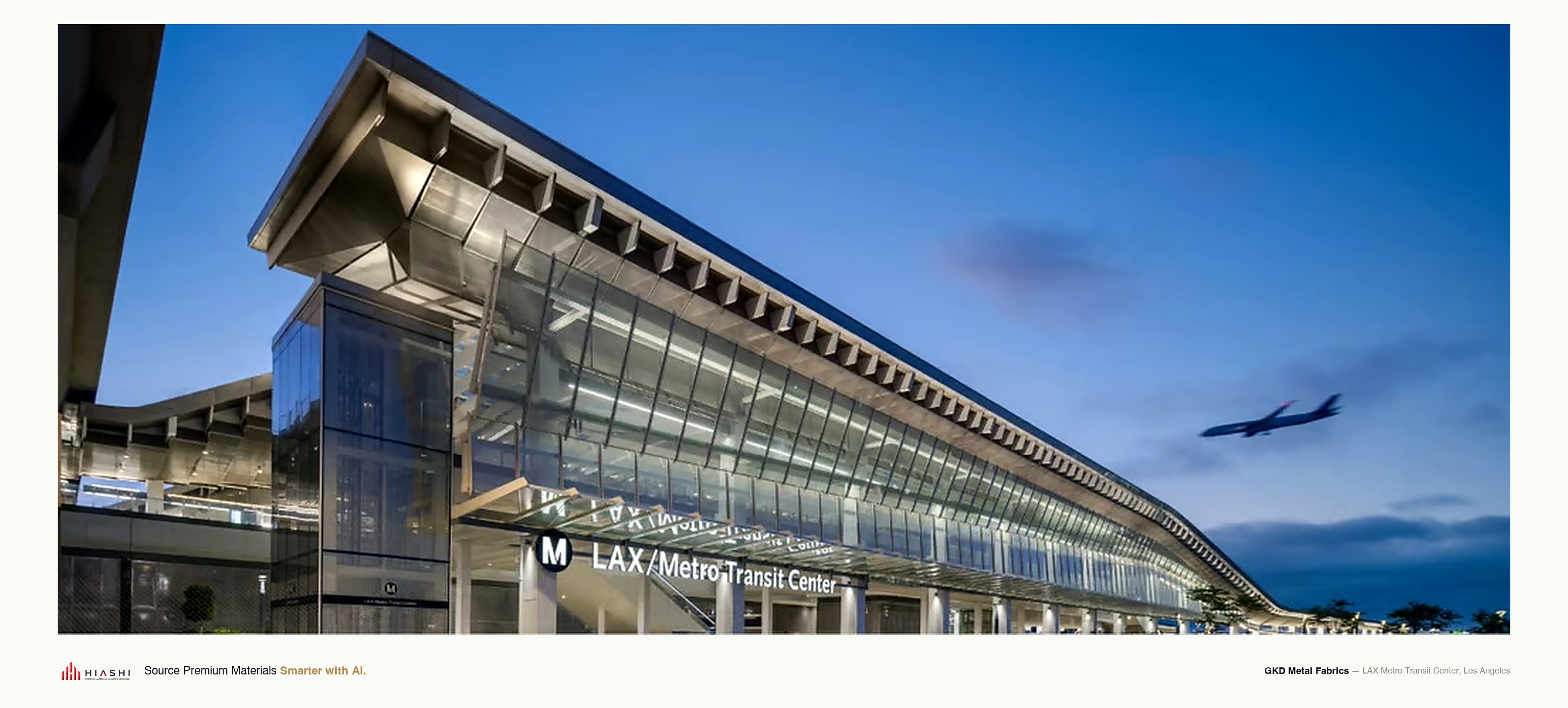 Trần Lưới Kim Loại GKD tại Ga LAX Metro Los Angeles: Giải Pháp Mềm Hóa Kim Loại và Tiêu Âm Hạ Tầng $1 Tỷ USD