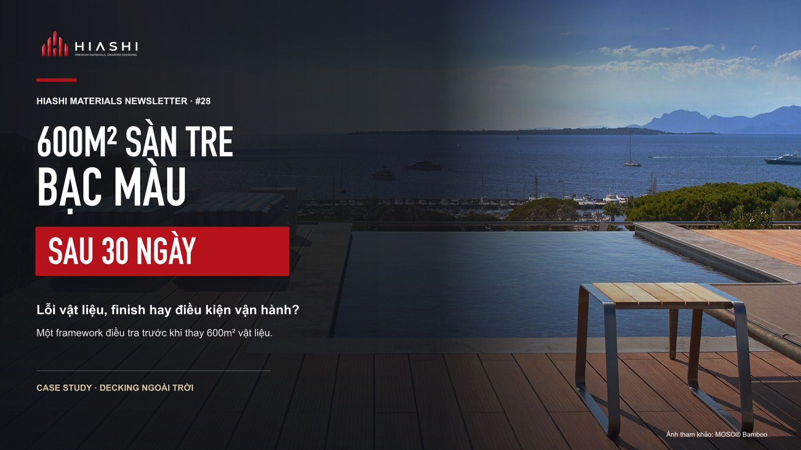 600m² sàn tre bạc màu sau 30 ngày: Lỗi hay thời tiết?