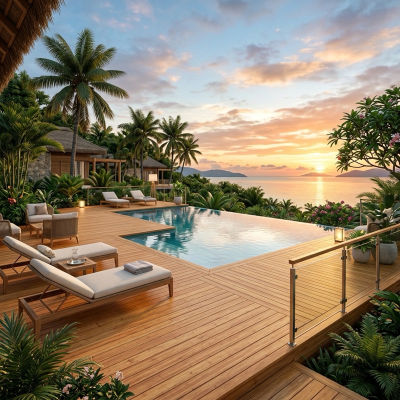 Premium resort decking