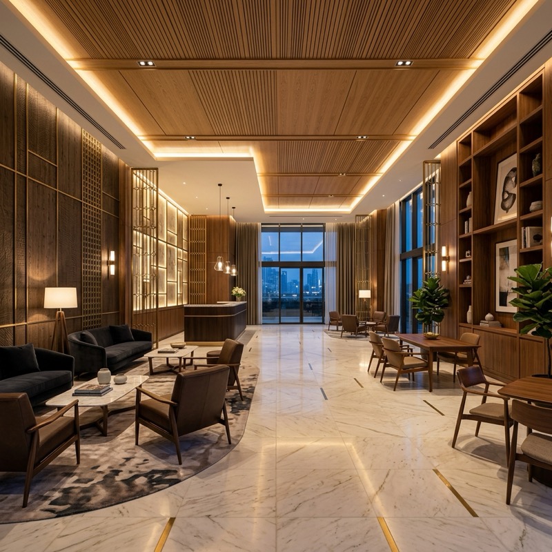 Premium hotel interior materials